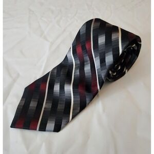 Class Club Gold Label‎ 100% Silk Striped Men's Necktie